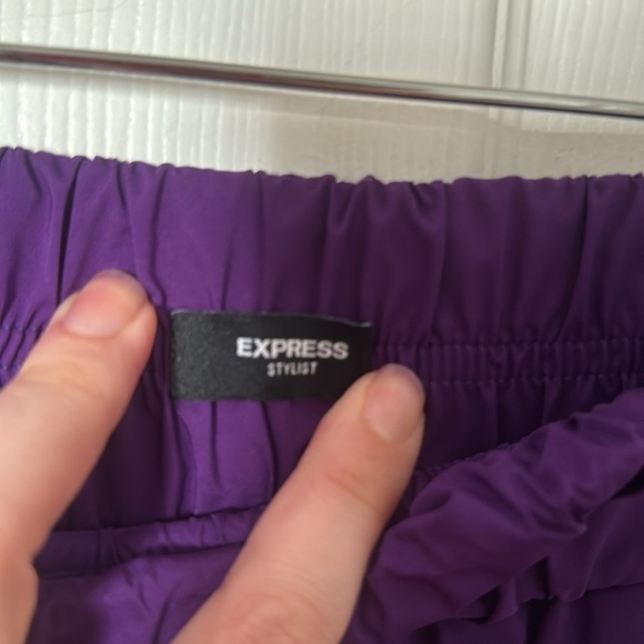 NWT EXPRESS Women's Deep Purple Shorts medium - Picture 2 of 7
